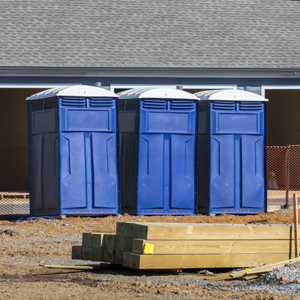 is there a specific order in which to place multiple porta potties in Northfield MA